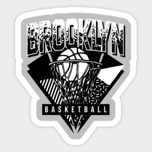 Brooklyn Basketball 90s Throwback Sticker